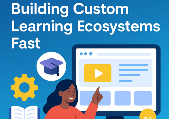 "Graphic of a digital classroom interface showcasing aiClasses.io’s features for custom learning ecosystems."